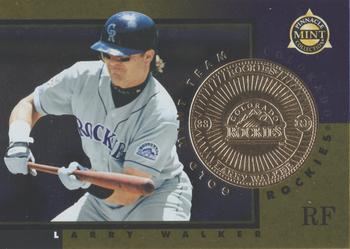 1998 Pinnacle Mint Collection - Gold #24 Larry Walker Front