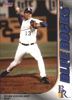 2002 Choice Wilmington Blue Rocks #03 Ryan Douglass Front