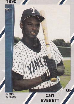 1990 Diamond Cards Tampa Yankees #5 Carl Everett Front