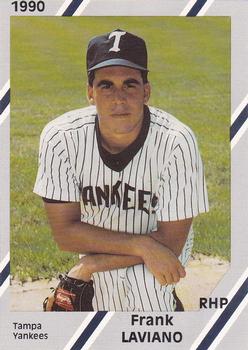 1990 Diamond Cards Tampa Yankees #13 Frank Laviano Front