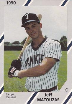 1990 Diamond Cards Tampa Yankees #16 Jeff Motuzas Front