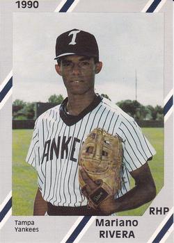 1990 Diamond Cards Tampa Yankees #17 Mariano Rivera Front