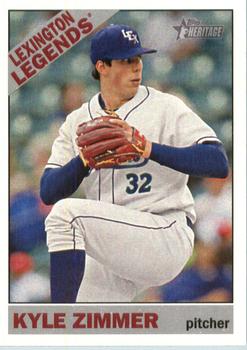 2015 Topps Heritage Minor League #7 Kyle Zimmer Front