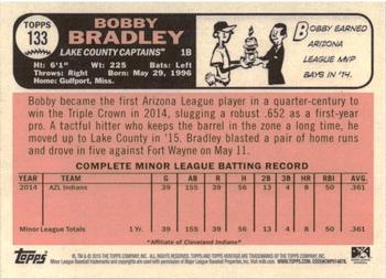 2015 Topps Heritage Minor League #133 Bobby Bradley Back
