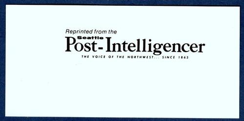 1978 Post-Intelligencer 1969 Pilot Profiles #1 Don Mincher Back