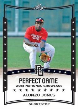 2014 Leaf Perfect Game #7 Alonzo Jones Front