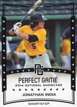 2014 Leaf Perfect Game National Showcase #157 Jonathan India Front