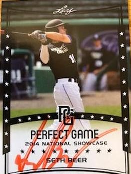 2014 Leaf Perfect Game #267 Seth Beer Front