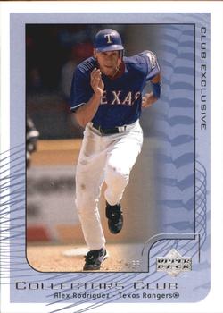 2002 Upper Deck Collectors Club #MLB1 Alex Rodriguez Front