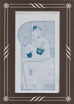 2015 Topps Gypsy Queen - Mini Framed Printing Plates Cyan #219 Carlos Carrasco Front