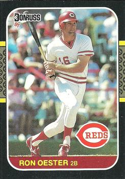 1987 Donruss #206 Ron Oester Front