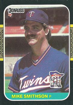 1987 Donruss #245 Mike Smithson Front