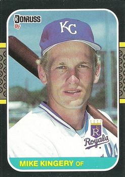 1987 Donruss #424 Mike Kingery Front