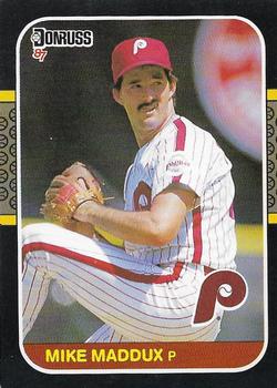 1987 Donruss #535 Mike Maddux Front