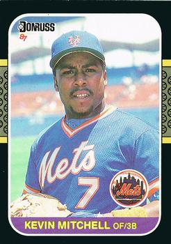 1987 Donruss #599 Kevin Mitchell Front