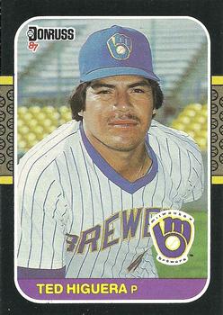 1987 Donruss #49 Ted Higuera Front