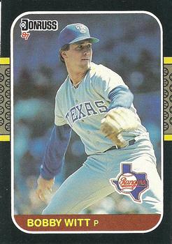 1987 Donruss #99 Bobby Witt Front