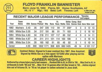 1987 Donruss #211 Floyd Bannister Back