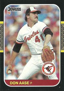 1987 Donruss #231 Don Aase Front