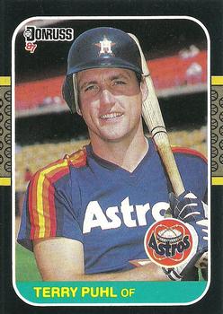 1987 Donruss #431 Terry Puhl Front