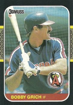 1987 Donruss #456 Bobby Grich Front