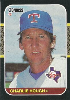 1987 Donruss #470 Charlie Hough Front