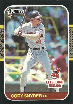 1987 Donruss #526 Cory Snyder Front