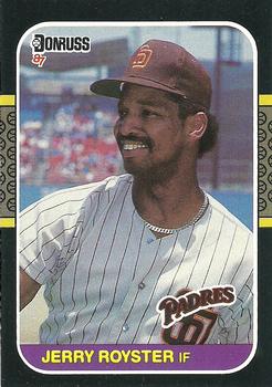 1987 Donruss #534 Jerry Royster Front