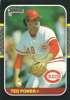1987 Donruss #536 Ted Power Front