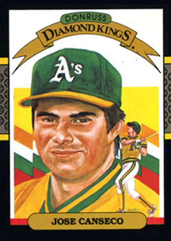 1987 Donruss #6 Jose Canseco Front