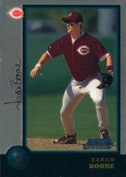 1998 Bowman Chrome #187 Aaron Boone Front