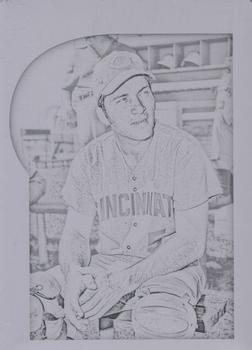 2015 Topps Gypsy Queen - Printing Plates Black #317 Johnny Bench Front