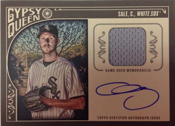 2015 Topps Gypsy Queen - Relic Autographs #AR-CS Chris Sale Front