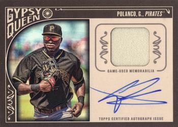 2015 Topps Gypsy Queen - Relic Autographs #AR-GP Gregory Polanco Front