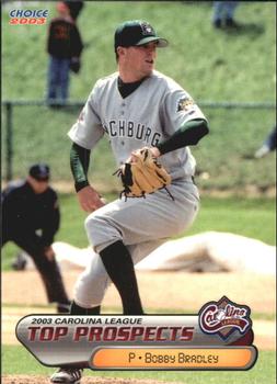2003 Choice Carolina League Top Prospects #07 Bobby Bradley Front