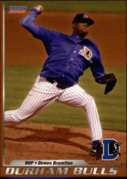 2003 Choice Durham Bulls #5 Dewon Brazelton Front