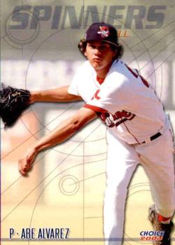 2003 Choice Lowell Spinners #01 Abe Alvarez Front