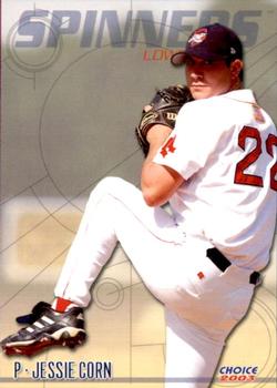 2003 Choice Lowell Spinners #16 Jessie Corn Front