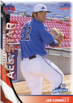2003 Choice Midwest League All-Stars #07 Jon Connolly Front