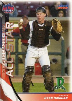2003 Choice Midwest League All-Stars #24 Ryan Hanigan Front