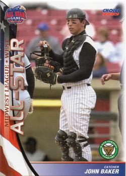 2003 Choice Midwest League All-Stars #42 John Baker Front