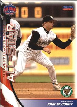 2003 Choice Midwest League All-Stars #47 John McCurdy Front