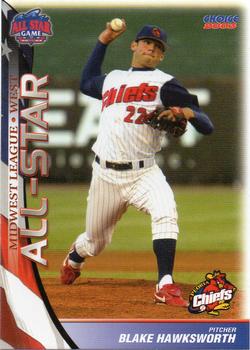 2003 Choice Midwest League All-Stars #51 Blake Hawksworth Front