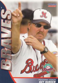 2003 Choice Richmond Braves #28 Guy Hansen Front