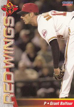 2003 Choice Rochester Red Wings #01 Grant Balfour Front