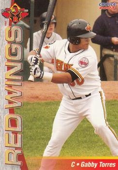 2003 Choice Rochester Red Wings #26 Gabby Torres Front