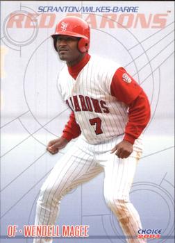 2003 Choice Scranton/Wilkes-Barre Red Barons #14 Wendell Magee Front