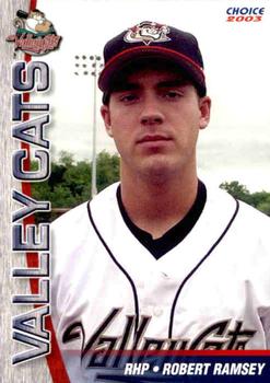 2003 Choice Tri-City ValleyCats #11 Robert Ramsey Front
