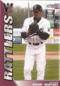 2003 Choice Wisconsin Timber Rattlers #17 Miguel Martinez Front