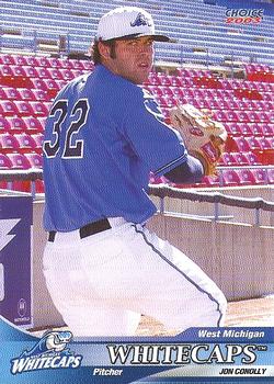 2003 Choice West Michigan Whitecaps #02 Jon Connolly Front